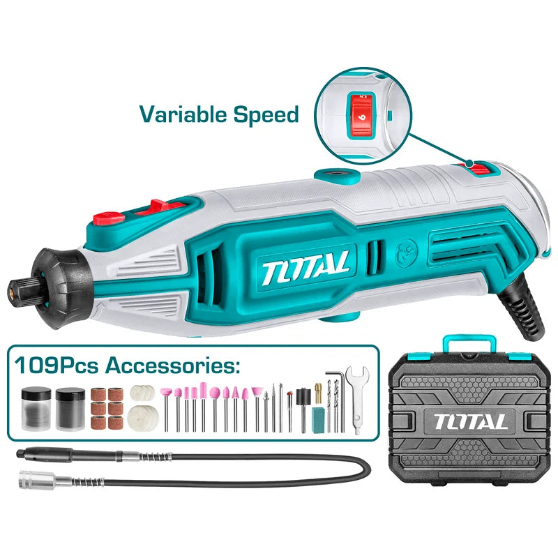 Mini Mototool 110V-120V~60Hz 130W. Set De 109 Piezas.