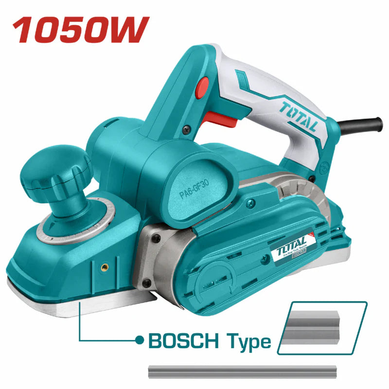 Cepillo Electrico De Madera 1050W 16000Rpm 3-1/4"X1/8" 110-120V~60Hz(1 Año)