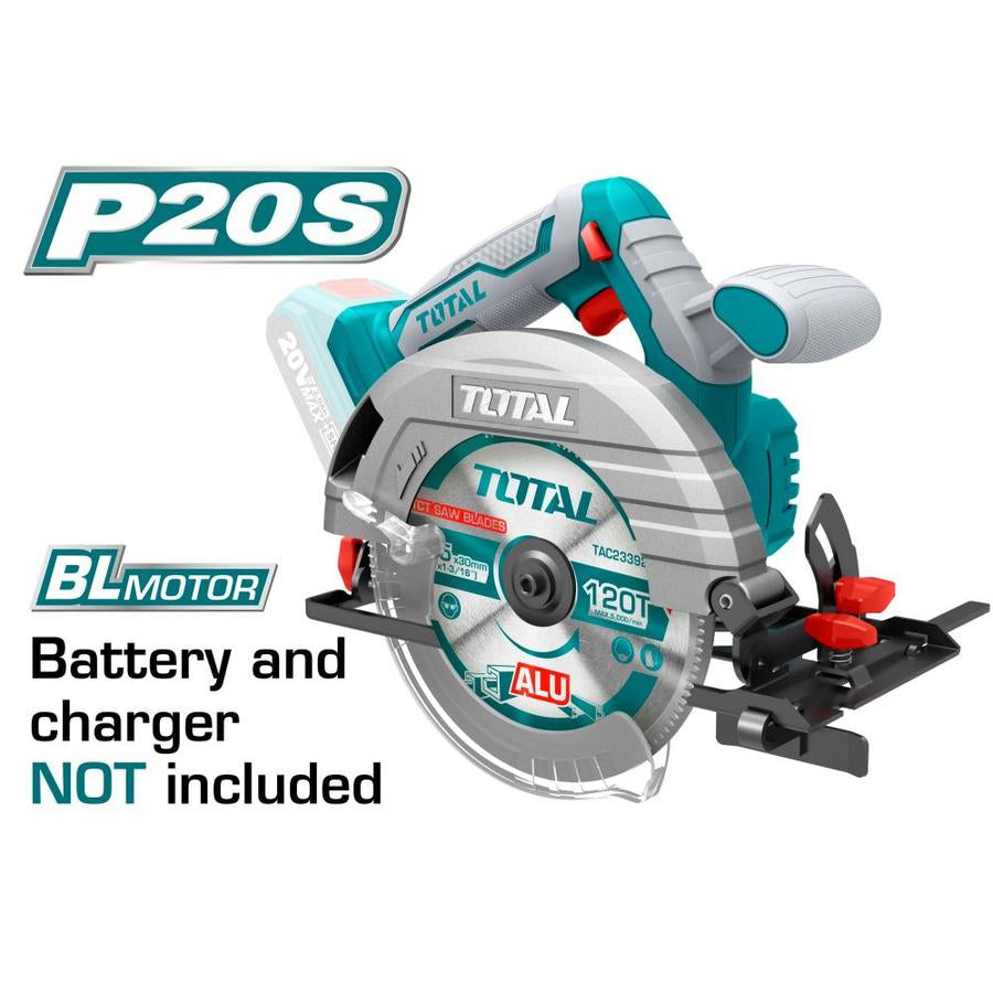 Sierra circular inalámbrica de batería de litio 20V