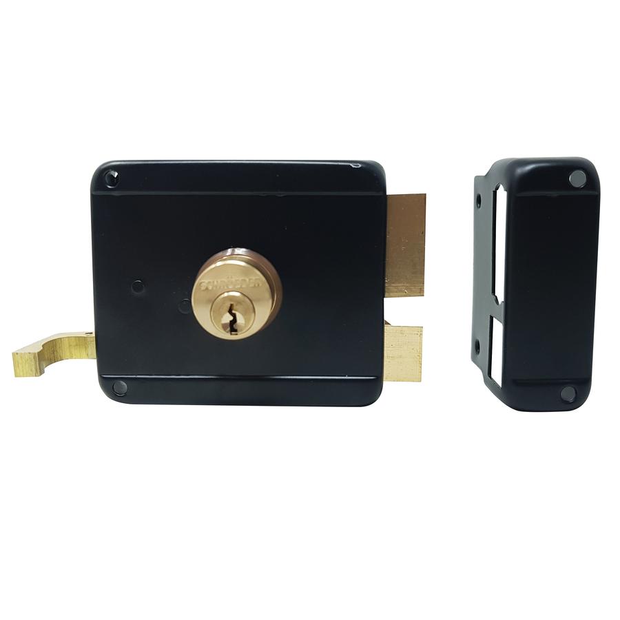 Cerradura de sobreponer puerta metálica para lado derecho