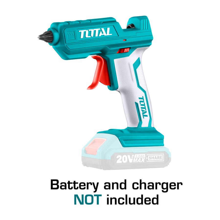 Pistola de silicon a batería de 20V