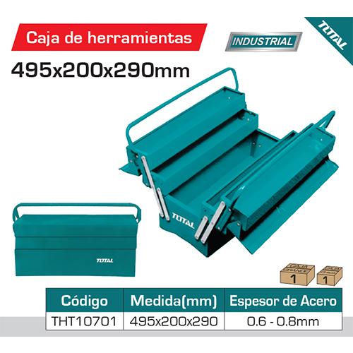 Caja de herramientas metálica TOTAL 495X200x295mm