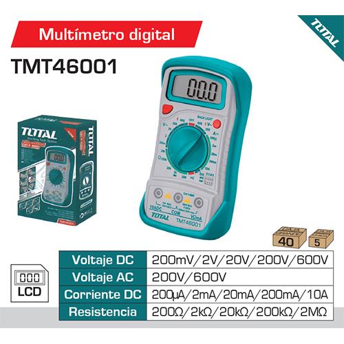 Multímetro digital 1999 counts