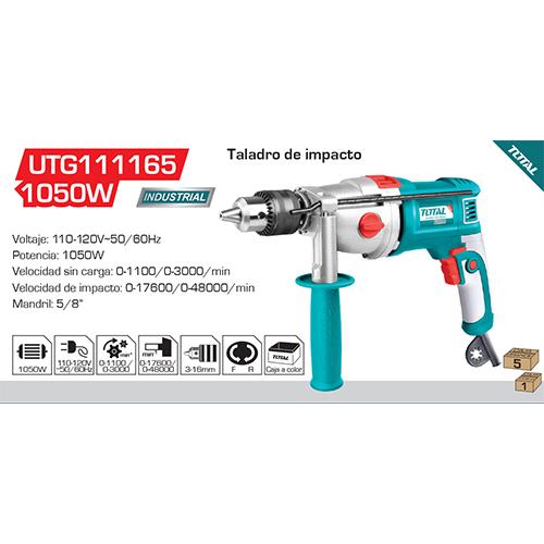 Taladro percutor 1050W de 5/8"