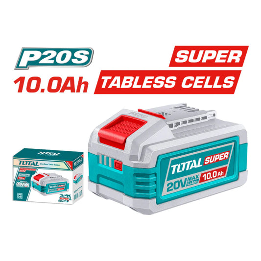 Bateria 20V Lithium-Ion 10.0 Ah. Indicador Led De Carga. Compatible Con Multiples Herramientas. Total
