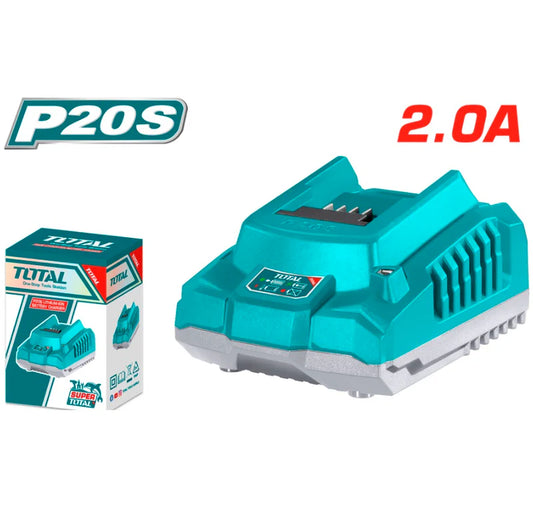 Cargador 20V Rápido Para Baterías Total