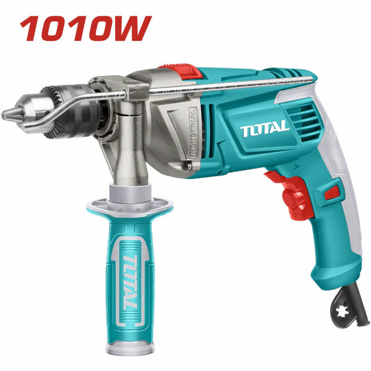 Taladro Percutor 1010W De 1/2" Veloc. Variable, Swich De Reversa, Caja De Engranajes En Alum. Cálida