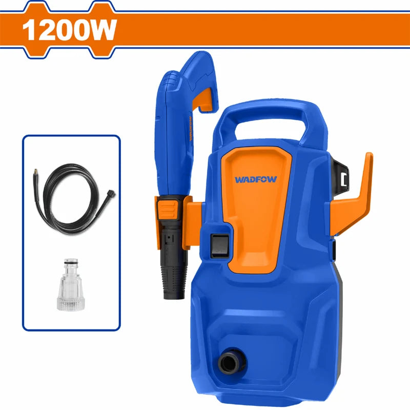 Hidrolavadora De Alta Presión. 5L. 110-120V~60Hz. Potencia 1200W. Presión Max. 90Bar (1305PSI)