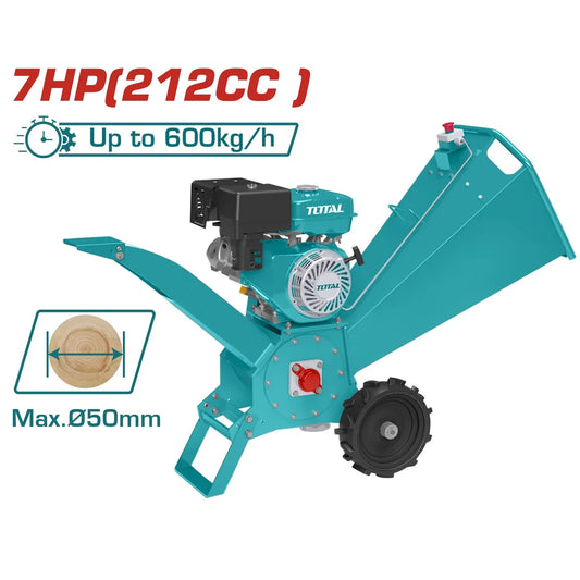 Chipeadora Picadora De Madera Biotrituradora. Capacidad (2")50Mm. 7HP. 
Potencia Max. 4.5KW/3600Rpm.