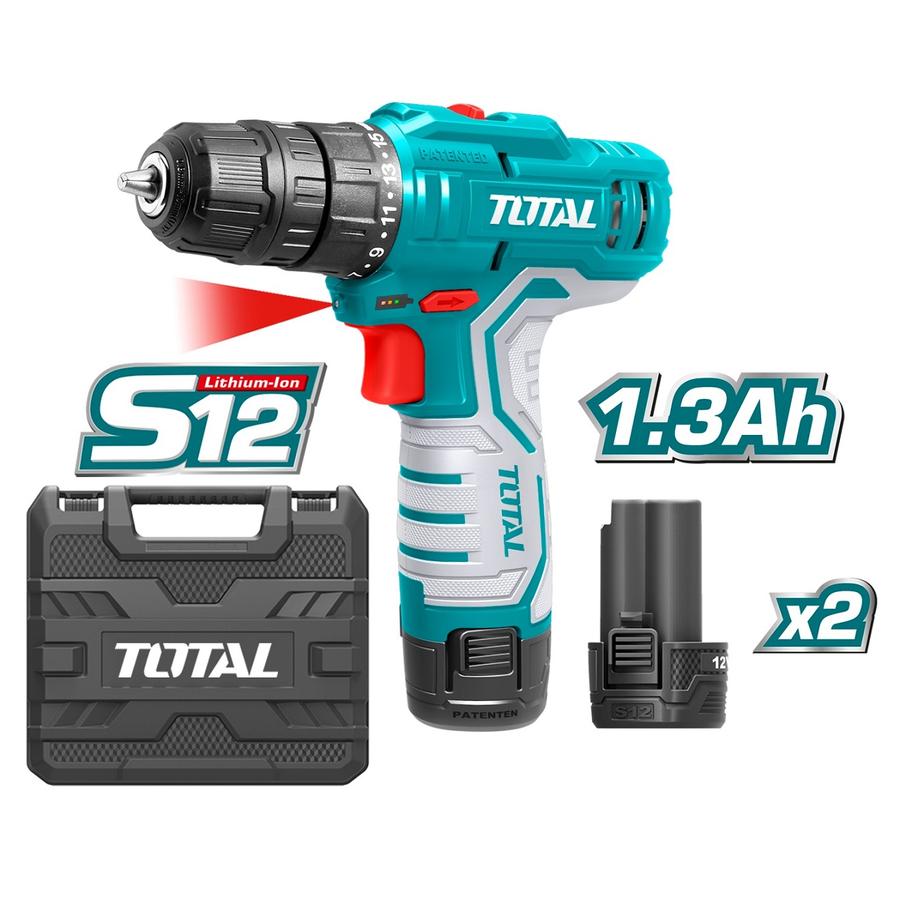 Taladro 12V nueva generación S12 de baterías litio 0-400/0-1500Rpm